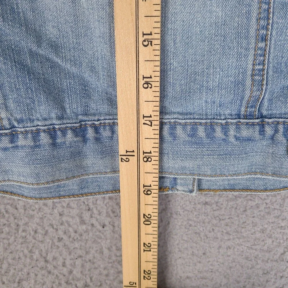 Gap‎ Girls Denim Jacket XXL Blue Trucker Jean Button Up Cotton